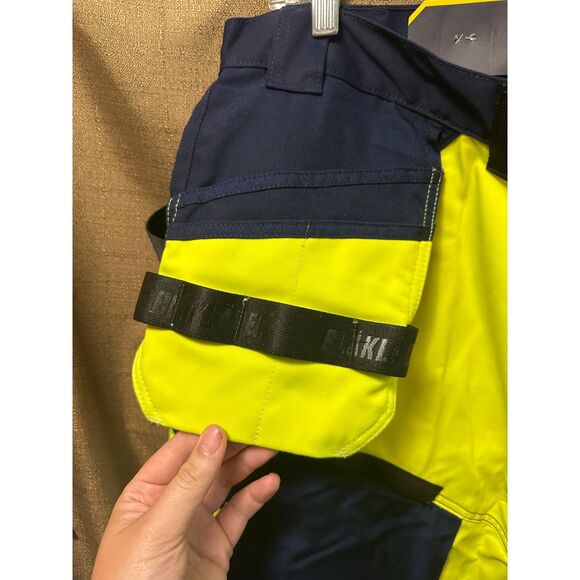 NWT BLÅKLÄDER Men's 1609: X1600 Highvis Trouser Size 40x30 Navy Yellow - Picture 6 of 7